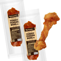 A Freschi srl turkey tendons long-lasting dog chews for extended play sessions