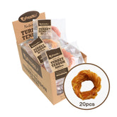 AFreschi turkey tendons for dogs usa-sourced packaging close-up, highlighting long-lasting chews.