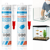 AG Adhesive Guru aquarium sealant clear tube closeup demonstrates strong bond