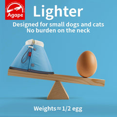 Cono Agape para cachorros y gatos, ajuste cómodo.