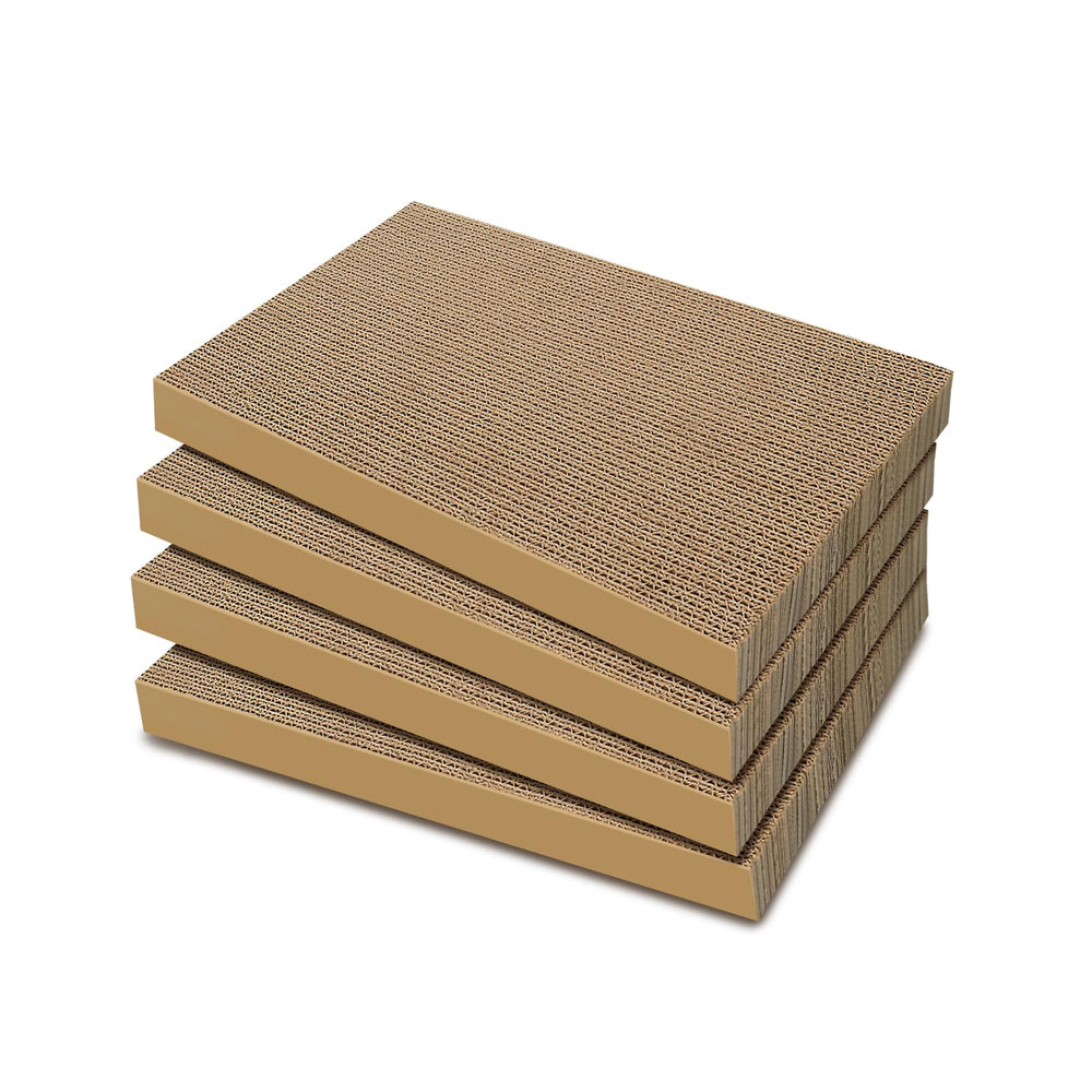 AGYM Cat Scratchers 4 Pack refill pads provide extra scratching space for cats.