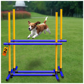 AHAILUOO adjustable jump-set shown in-pack for easy home training.