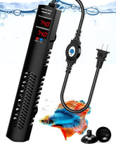 AHJ aquarium heater external controller enables easy, on-the-fly temperature adjustments.