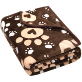 AHOOCUSTOM Dog Blanket soft fleece closeup showing fluffy texture for cozy warmth