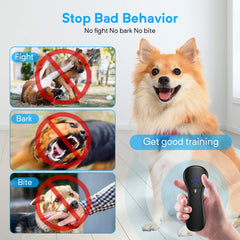 Ahwhg training scenario demonstrates barking redirection during neighborhood encounters.