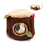 Aichillatum guinea-pig-hideout-soft-plush-small provides cozy secure daytime rest.
