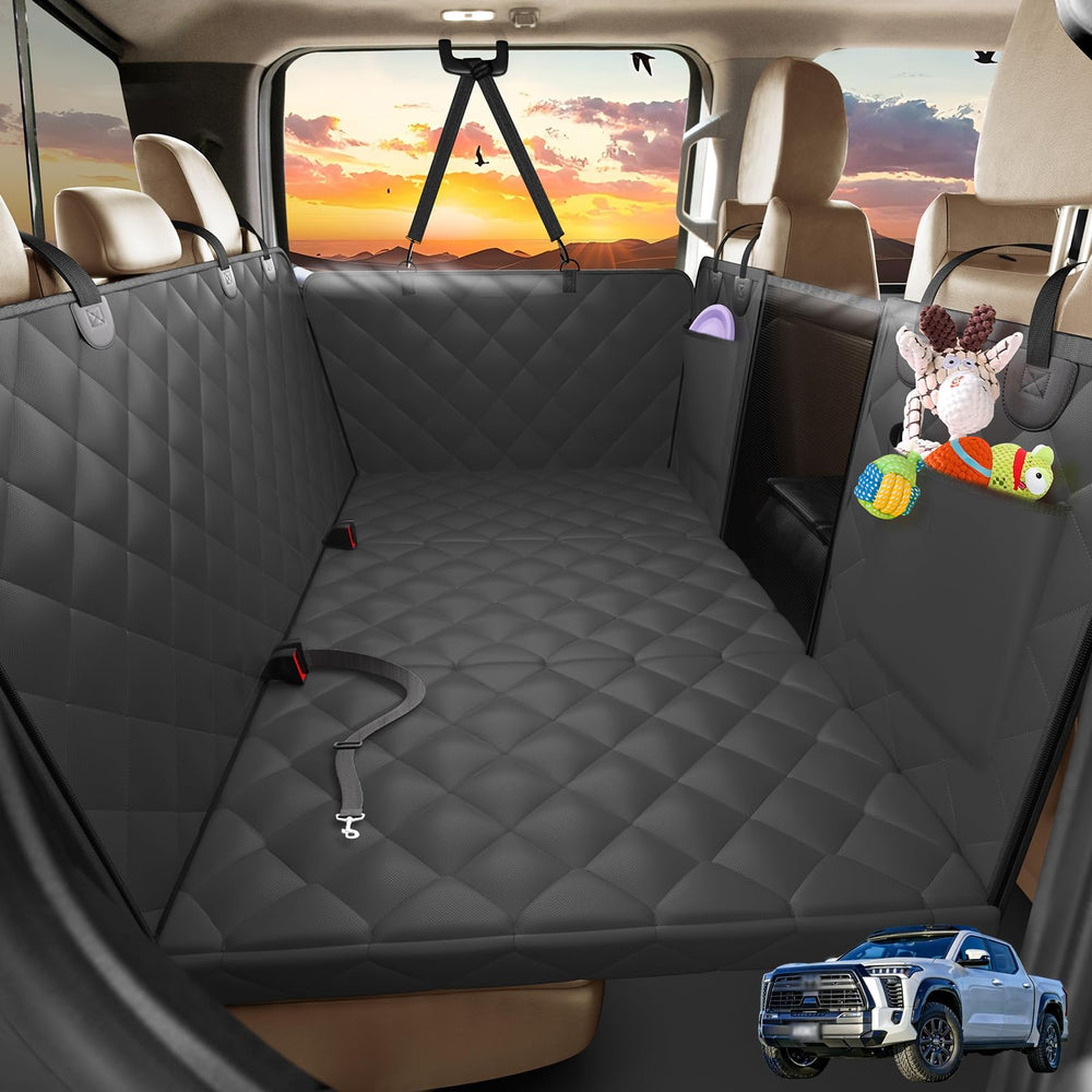 AIEDOULER back-seat extender foam plush for a comfortable truck ride.