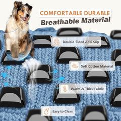 AIEDOULER paw protection socks deter licking and scratching in dogs.