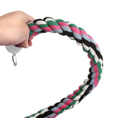 Aigou Spiral Rope Perch assembly image showing easy installation