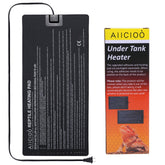 Aiicioo Reptile Heating Pad under-tank setup provides steady warmth for terrariums.