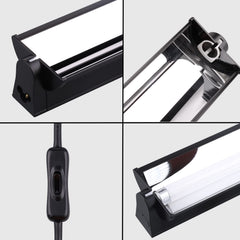 Aiicioo T5 UVB Desert Kit strip-light emphasizes slim profile and durable aluminum frame.