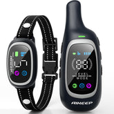 AIKEEP dog collar remote setup enables quick pairing for training.