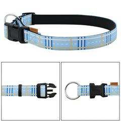 Aiminto Stripe Blue quick-release buckle detail enables easy removal during play.