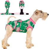 Aimydog recovery-suit-soft-fabric area view shows gentle post-surgery protection