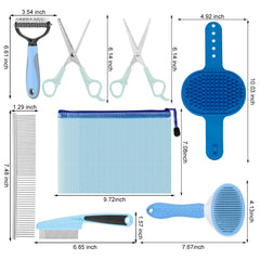 Aiolpy pet grooming kit dematting comb detangles knots gently
