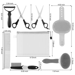Aiolpy Pet Grooming Kit dematting comb detangling knots for easier brushing