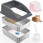 AIPERRO stainless steel lid top cover demonstrates privacy and mess reduction.