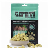 AIPETI packaging for Freeze Dried Cat Grass Treats showing pure ingredients and labeling