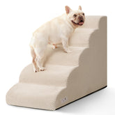 Airpanda 5-step dog stairs high-bed offer stable climbs for small dogs.