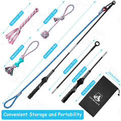 Aitmexcn nylon-cord-dog-rope shows durable pull and long-lasting tug play.
