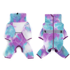 AITOLI polar fleece coat back view, full coverage for chilly walks.