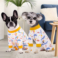 AITOLI dog surgery recovery suit back zipper eases dressing after surgery