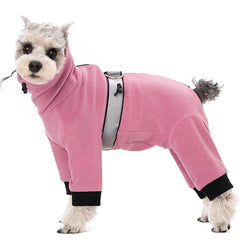 AITOLI dog winter coat with reflective strip improves visibility for twilight strolls