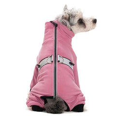 AITOLI polar fleece coat machine-washable design makes cleanup after rain easy