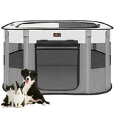 Aivituvin dog playpen spacious interior offers secure space for play and rest