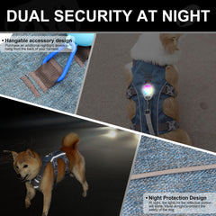 AKAILEA reflective-design night-walk image emphasizes visibility and safety