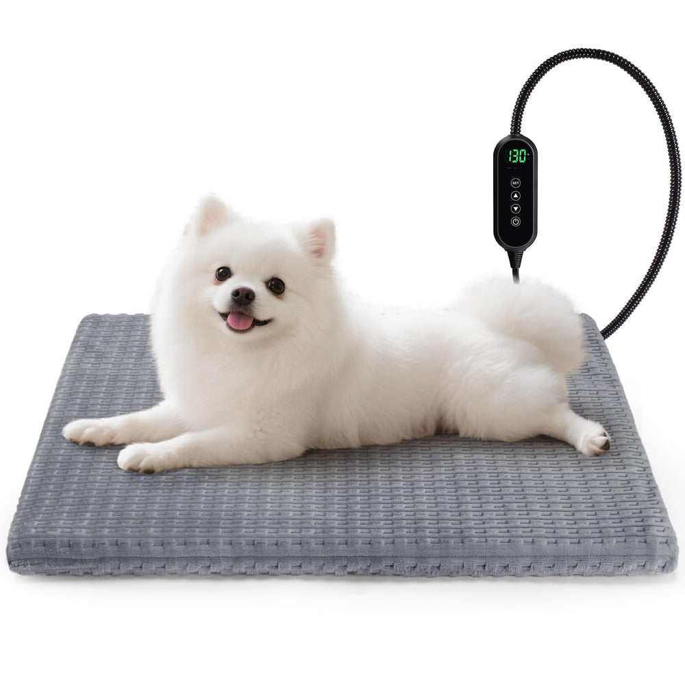 AKAOLA cat heating pad front view with adjustable temperature for cozy warmth.