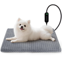 AKAOLA cat heating pad front view with adjustable temperature for cozy warmth.