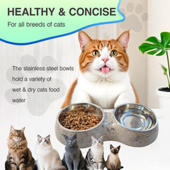 AKEISHE nonslip-base keeps bowls steady to reduce spills during meals.
