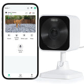 Akentio Pet Camera outdoor base setup demonstrates easy installation for secure monitoring of your cat's space