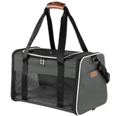 Akinerri cat carrier folded flat for compact storage and travel