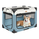 Akinerri Dog Crate XL front view with breathable fabric for comfortable rest