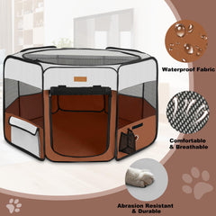 Akinerri portable pet playpen setup for effortless indoor and outdoor use.