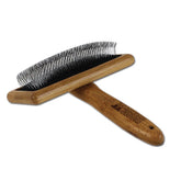 Alcott Cepillo Slicker Bamboo, puntas de acero inoxidable para desenredar con suavidad.