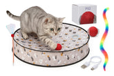Aleena interactive cat toy rolling ball in 28 inch mat promotes active indoor play