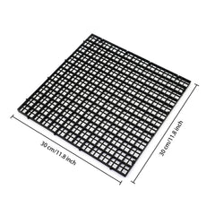 ALEGI aquarium grid bottom tray highlights hygienic bottom support for easy cleaning.