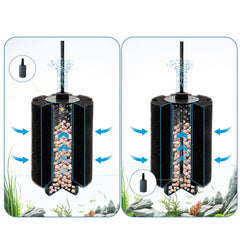 ALEGI breeding-fry tank filtration supports gentle filtration for fry and small species.