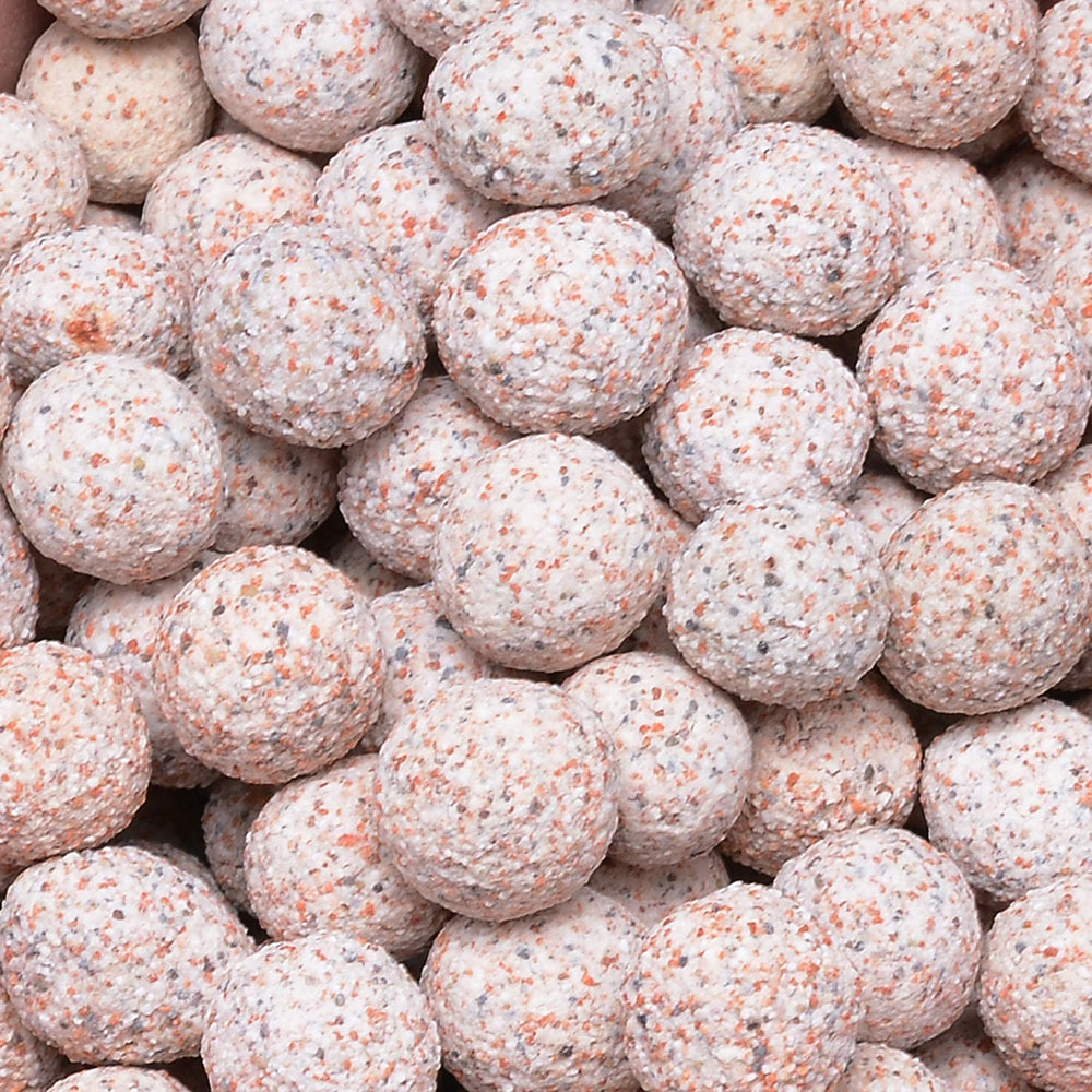 ALEGI ceramic bio filter sphere closeup showcases durable media enhancing oxygenation for healthy tanks.