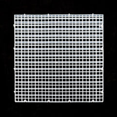 ALEGI plastic egg crate detail shows crop-and-connect capability for custom layouts.