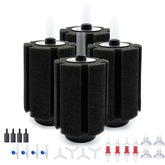 ALEGI sponge-filter with suction cups for stable filtration in home aquariums.