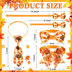 Aliceset small Thanksgiving bow with adjustable fit for chic everyday wear.