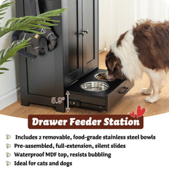 ALINE FURNITURE hidden drawer feeder in use creates clean living spaces