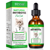 ALIVO antibiótico para gatos, botella con gotero para dosificación fácil