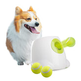 ALL FOR PAWS ball launcher close-up showing three balls for fetch.
