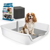 ALL FOR PAWS dog pee pad holder assembled for easy setup and training.