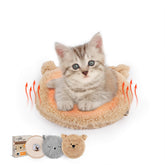 ALL FOR PAWS microwavable cat heat pad front view showing compact design for quick warmth.